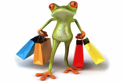 Rana de compras.