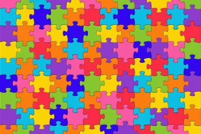 Puzzle- Mosaico, color.