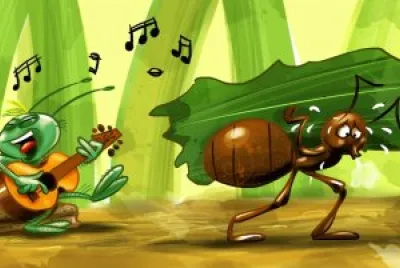 FÃ¡bula: La cigarra y la hormiga