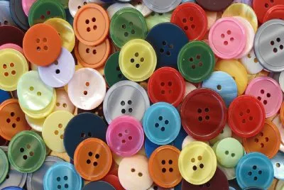 Botones-Coser, colorido.