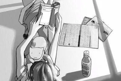blanco y negro anime