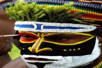 Papua- Retrato, Africa.