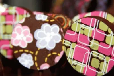 פאזל של Medallas de chocolate decoradas