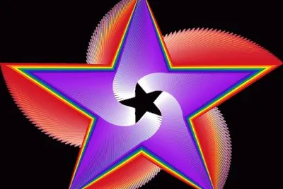 CromÃ¡tico- arco iris estrellas. jigsaw puzzle