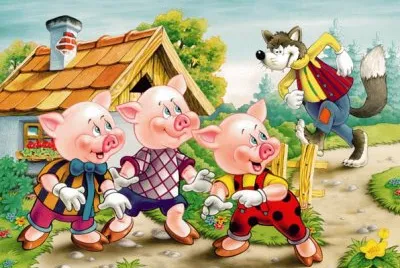 3 cerditos