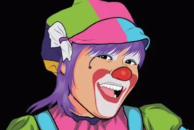 Dibujo-Payaso, Comico