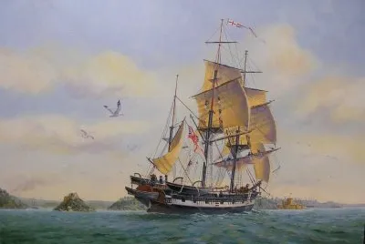 Brigue HMS Beagle de Charles Darwin