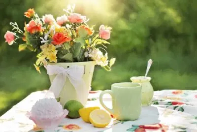 Pretty Summer Table-Still Life