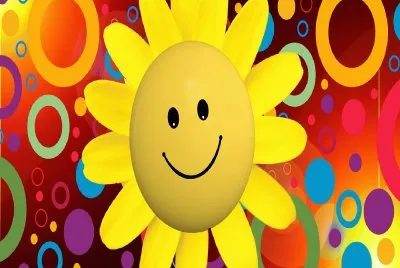 Feliz- Satisfecho-Girasol