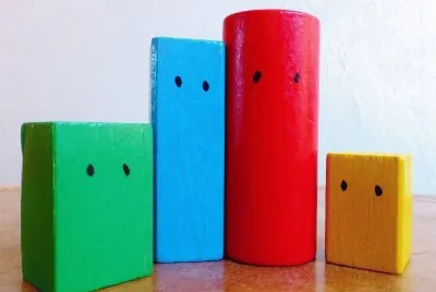 Bloques de Madera- Colorido jigsaw puzzle