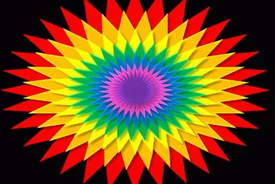 פאזל של RÃ¡faga- Colores- Rayos