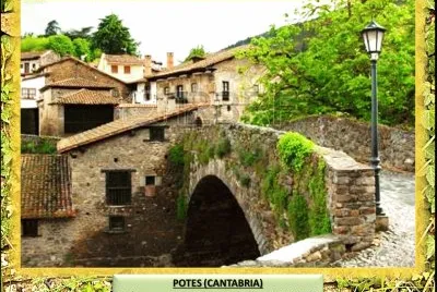 POTES (CANTABRIA) - VILLA DE LOS PUENTES jigsaw puzzle