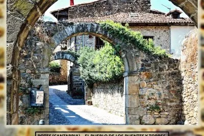 POTES (CANTABRIA) â€“ PUEBLO DE LOS PUENTES Y TORRES jigsaw puzzle