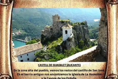 CASTELL DE GUADALET (ALICANTE) - LA ZONA MAS ALTA jigsaw puzzle