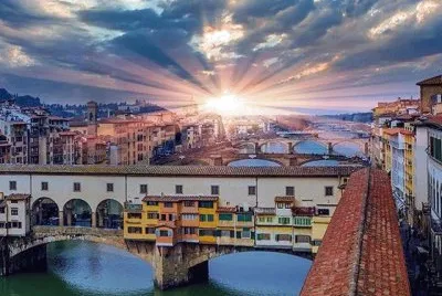 פאזל של Ponte Vecchio-Florencia