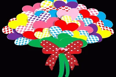 CorazÃ³n-Amor,Flores, Bouquet.