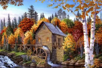 CASA EN EL BOSQUE jigsaw puzzle