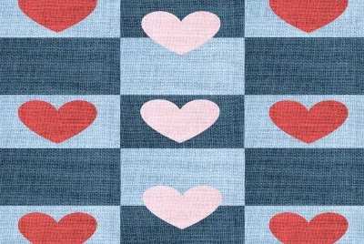 Tela- Corazones- DiseÃ±o.