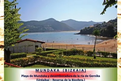 MUNDAKA - (BIZKAIA) - SU RIA Y SU PLAYA jigsaw puzzle