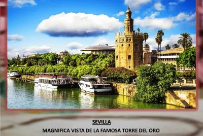 SEVILLA - VISTA DE LA TORRE DEL ORO jigsaw puzzle