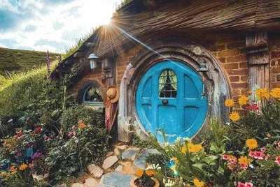 Hobbiton-Nueva Zelanda jigsaw puzzle