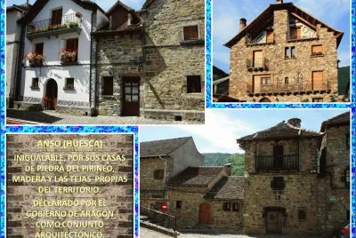 ANSÃ“ (HUESCA) - Y SUS CASAS DE PIEDRA