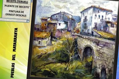 BECEITE (TERUEL) - PINTURA DE ERNEST DESCALS