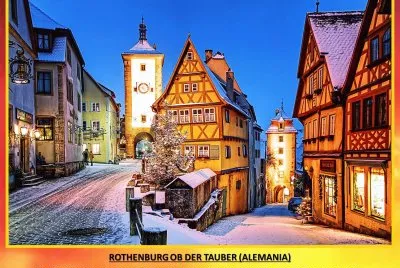 ROTHENBURG OB DER TAUBER (ALEMANIA) jigsaw puzzle
