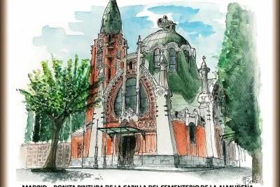 פאזל של MADRID- BONITA PINTURA CAPILLA CEMENTERIO ALMUDENA