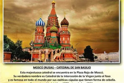 MOSCÃš (RUSIA) â€“ CATEDRAL DE SAN BASILIO jigsaw puzzle