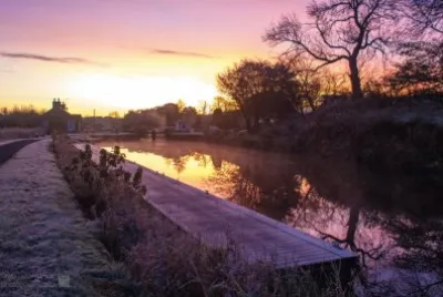 Lavender sunrise jigsaw puzzle
