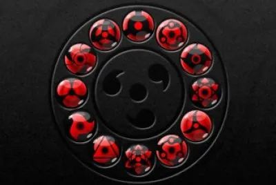 פאזל של Sharingan x2 :v