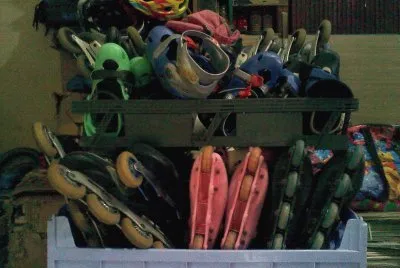 solo patines...