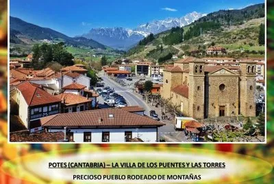 POTES (CANTABRIA) â€“ VILLA DE PUENTES Y TORRES jigsaw puzzle
