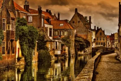 Ciudad Medieval-Belgica jigsaw puzzle