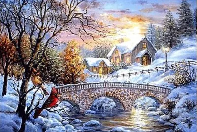 paysage hivernal