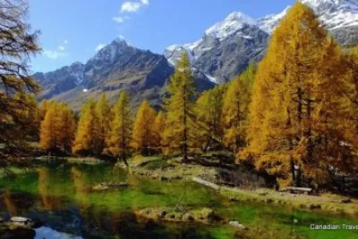 Fall in the mountains