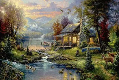 chaumiÃ¨re au bord de l 'eau