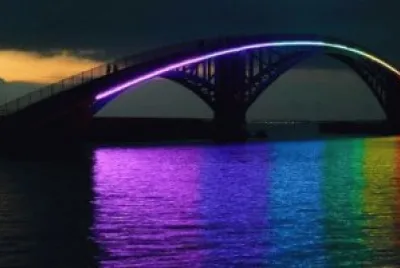 Xiying Rainbow Bridge in Penghu