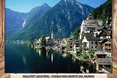 HALLSTATT (AUSTRIA) â€“ PUEBLO MAS BONITO DEL MUNDO jigsaw puzzle