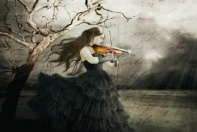 MujerViolinista