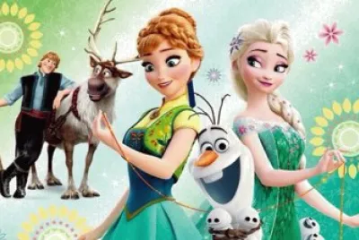 Frozen jigsaw puzzle