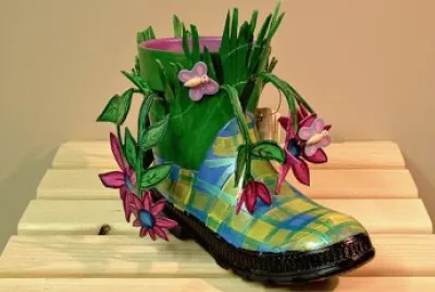 Bota con Flores jigsaw puzzle
