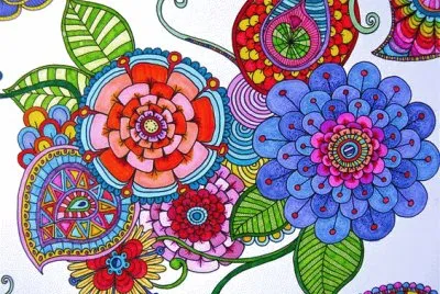 Colored Flowers