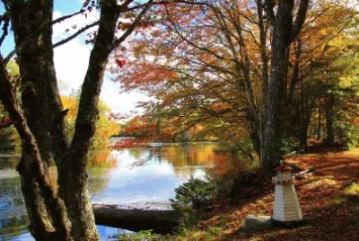 Fall on Nova Scotia river