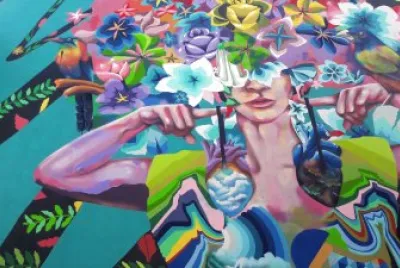Mural en Playa del Carmen