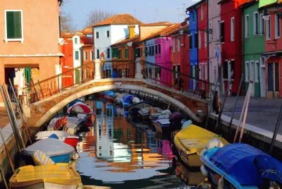 Colors in Burano Island