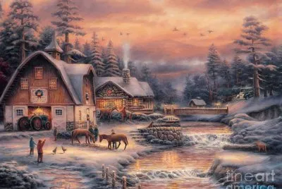 Paisaje de invierno jigsaw puzzle