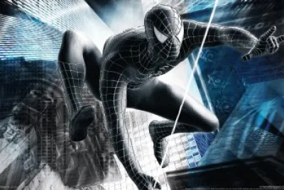 spiderman black