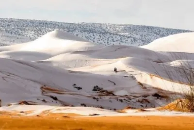 NEVE NO SAARA